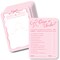 Big Dot of Happiness Tying the Knot Bridal Shower 2-in-1 Game Cards, Guess the Dress or Pink Bow Bachelorette Activity Duo Games - Set of 20 Cards